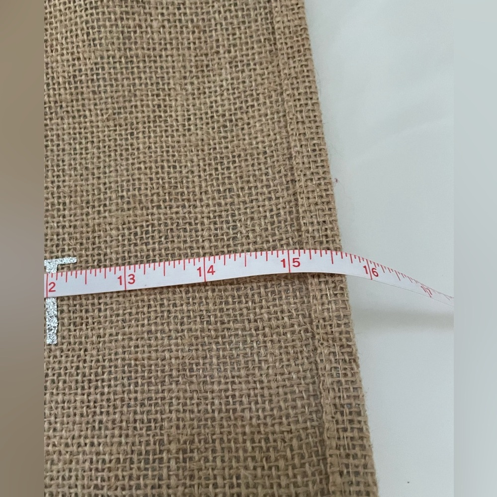 Used YSL GWP Brown Canvas Tote with Glittery Logo - Picture 10 of 13